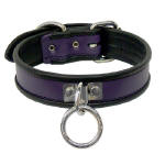 Leather Piped O-Ring Collar