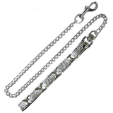 Chain Leash w/ Leather Handle